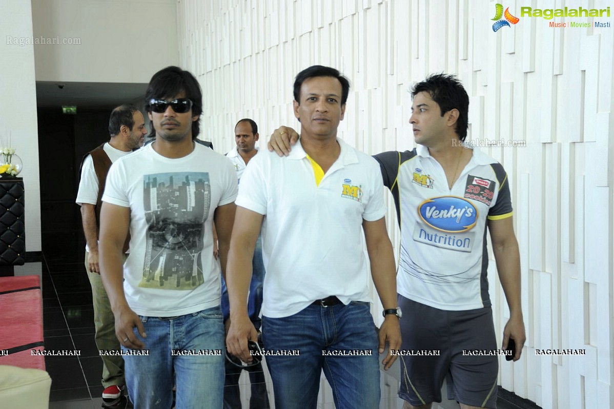 CCL 2 Telugu Warriors Team at Sharjah Cricket Stadium (Set 2)