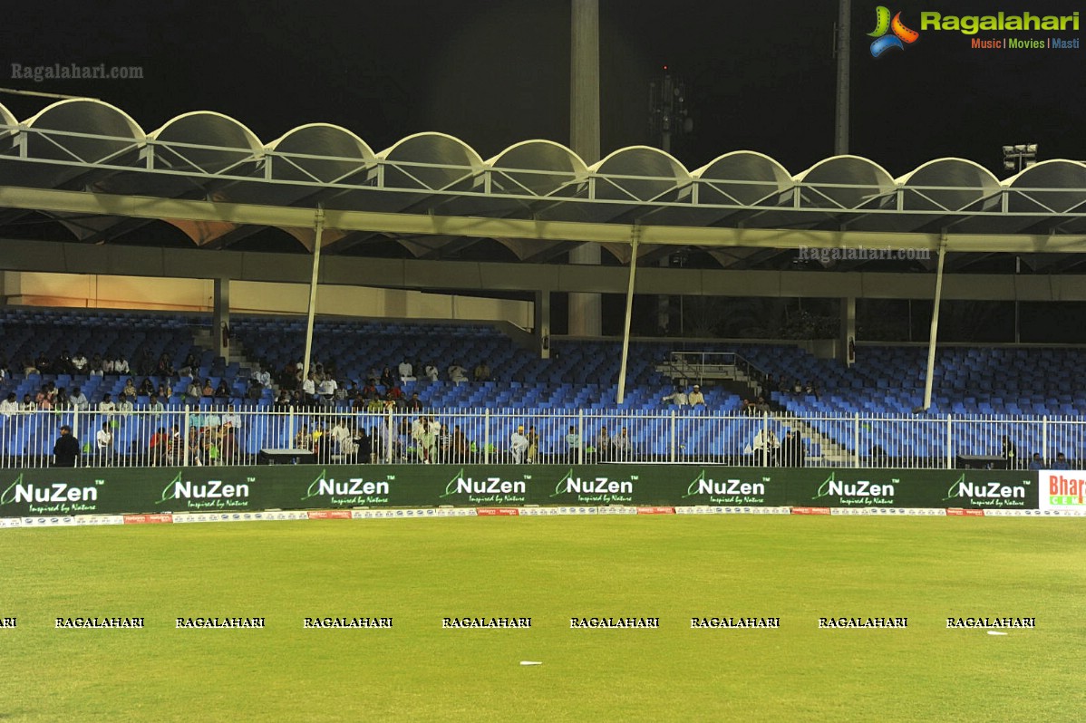 CCL 2 Telugu Warriors Team at Sharjah Cricket Stadium (Set 2)