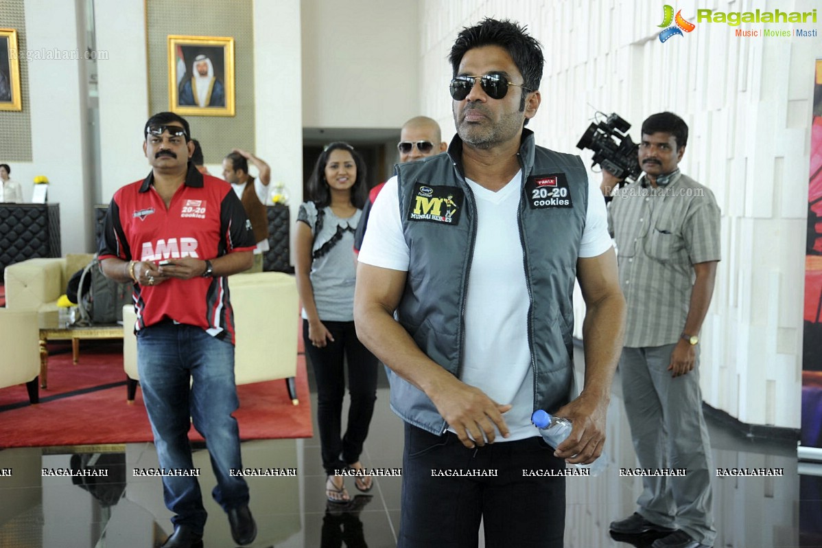 CCL 2 Telugu Warriors Team at Sharjah Cricket Stadium (Set 2)