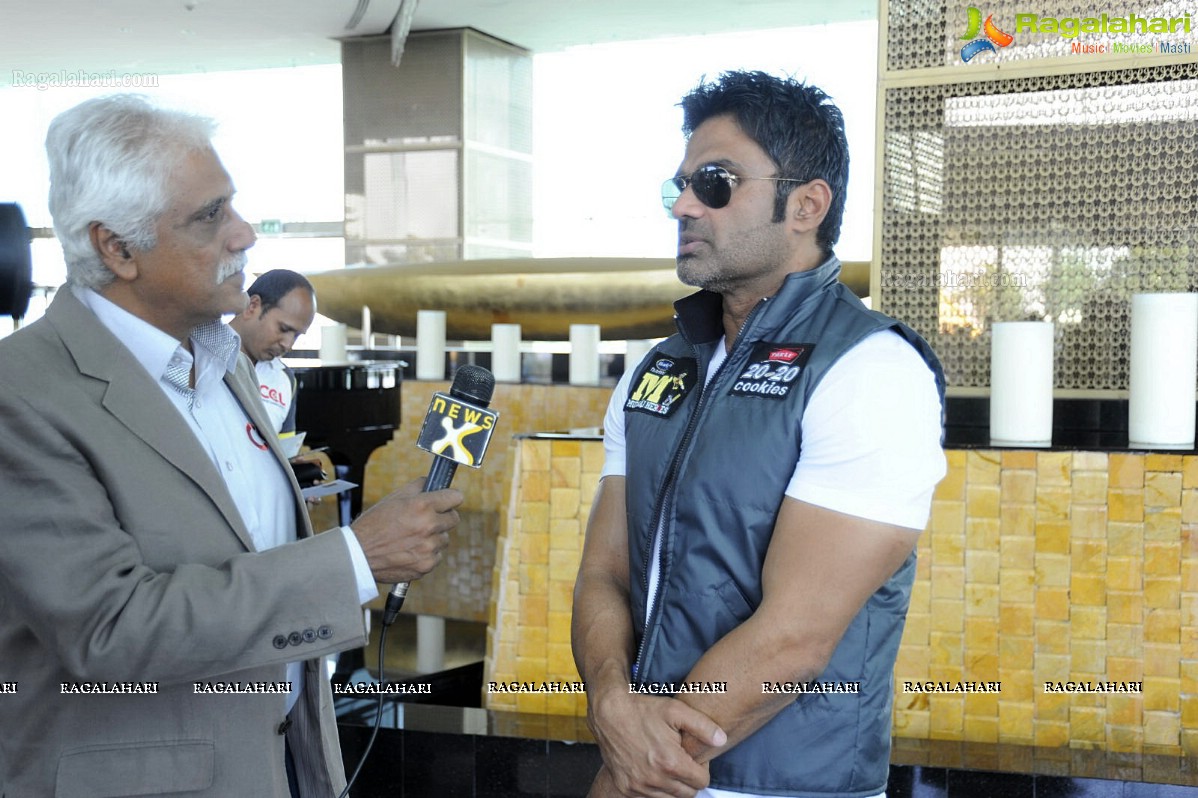 CCL 2 Telugu Warriors Team at Sharjah Cricket Stadium (Set 2)