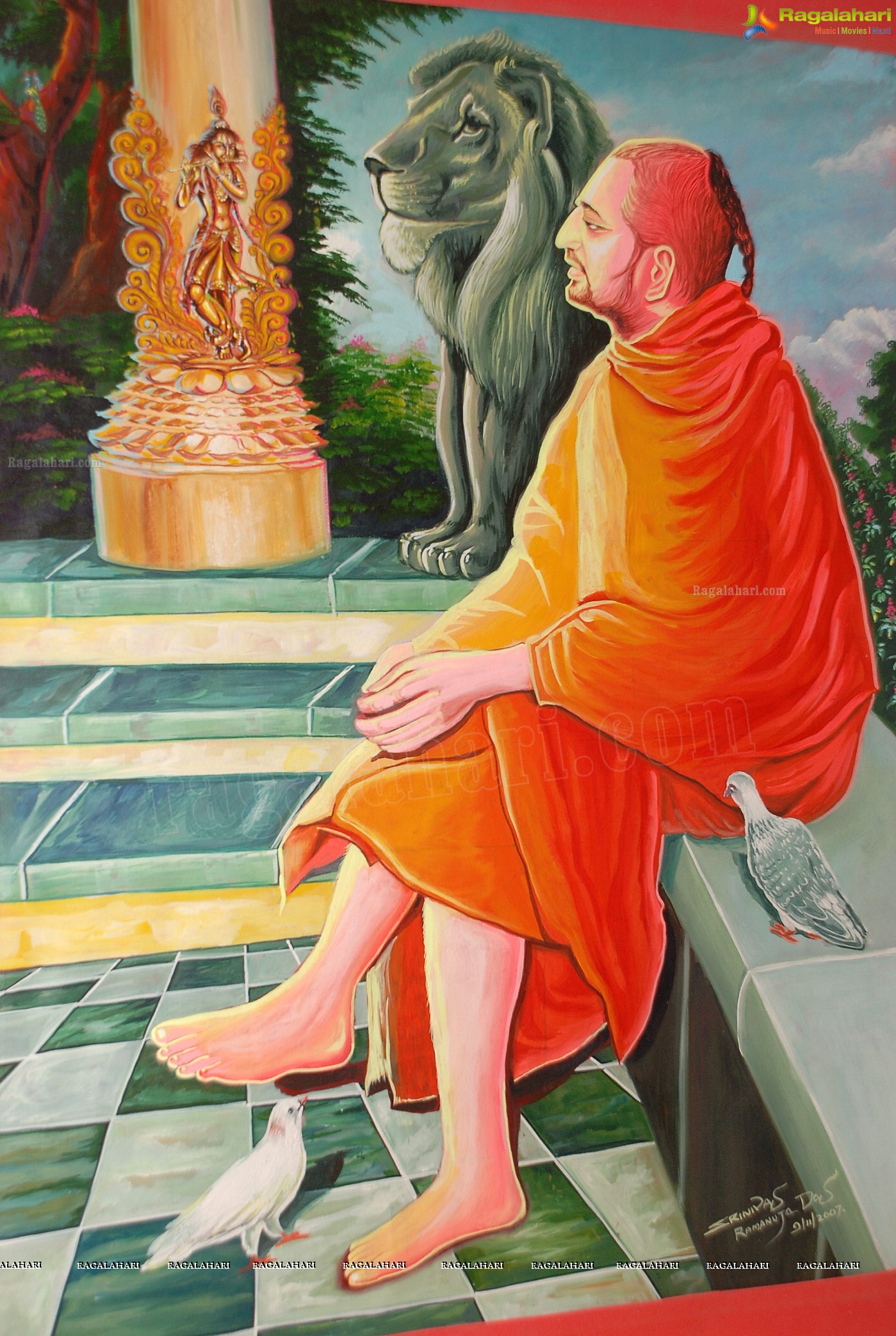 Chinna Jeeyar Swami Paintings