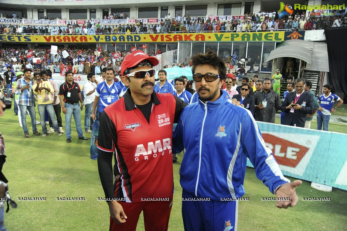 CCL 2012: Telugu Warriors VS Karnataka Bulldozers