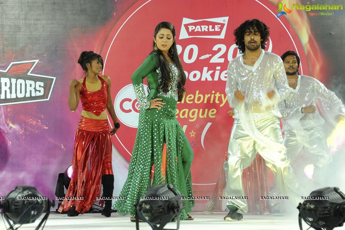 Charmi's Stage Performance at CCL 2012 - Photo Gallery