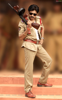 Pawan Kalyan in Police Dress - Gabbar Singh Posters