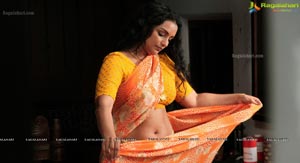 Rathinirvedam Hot Chechi Swetha Menon in Saree