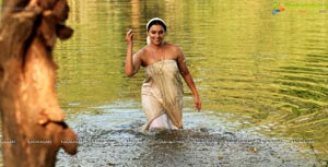 Rathinirvedam Hot Chechi Swetha Menon in Saree