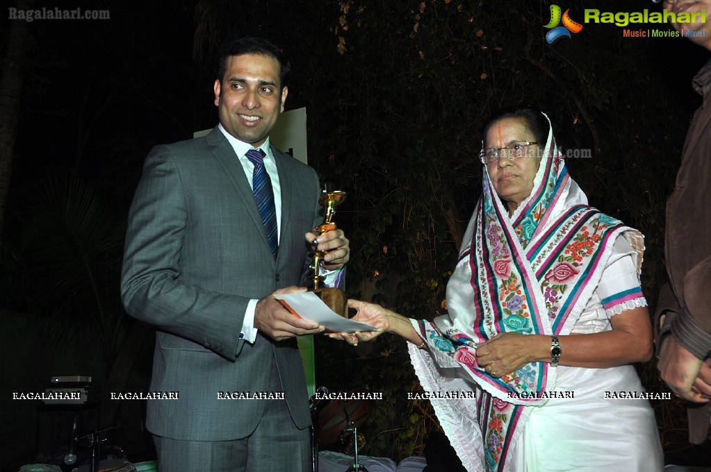 2nd Kalakriti Award Presentation for Achievement and Excellence to VVS Laxman