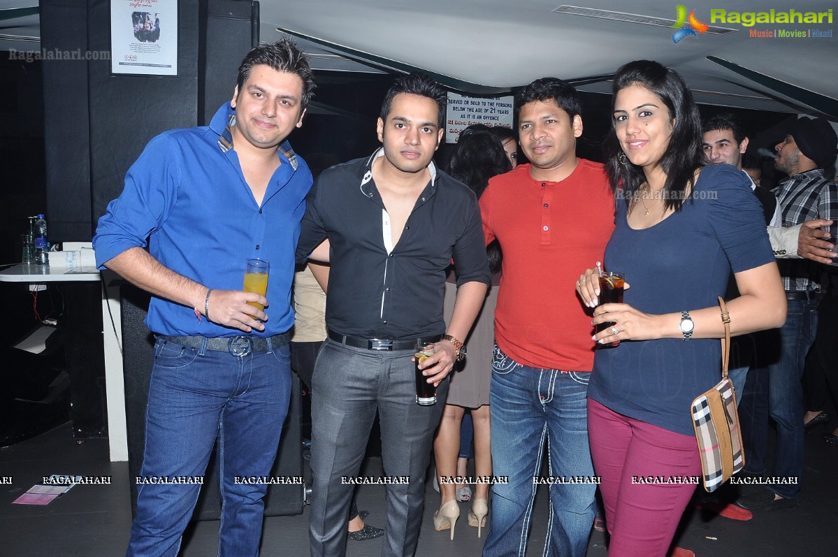Abhiram Agarwal Bachelor Party at Liquids Pub, Hyderabad
