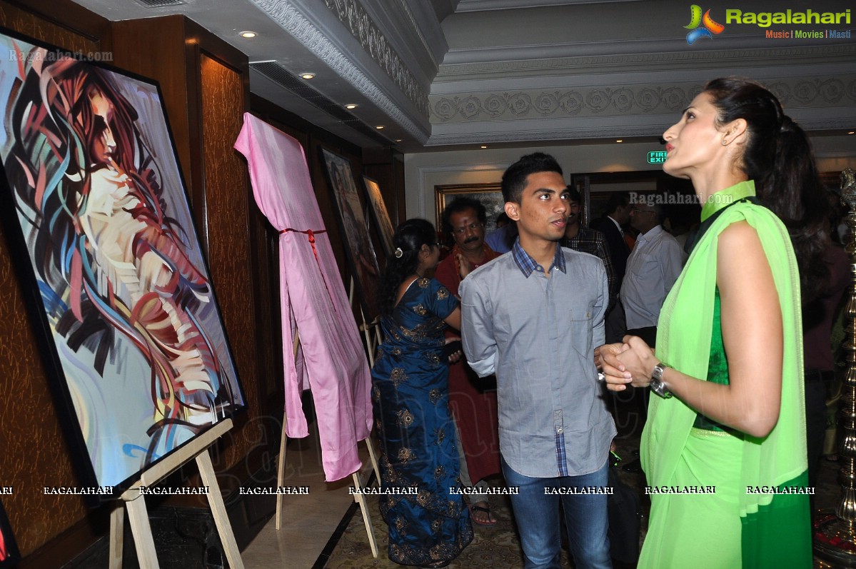 Upasana Kamineni inaugurates Leukemia Charity Art Show by Hari at Taj Krishna, Hyderabad