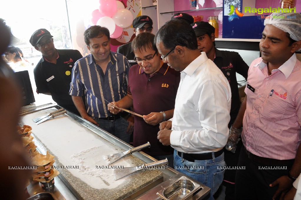 AK Khan inaugurates Cream Stone Ice-Cream Outlet at Kukatpally, Hyderabad