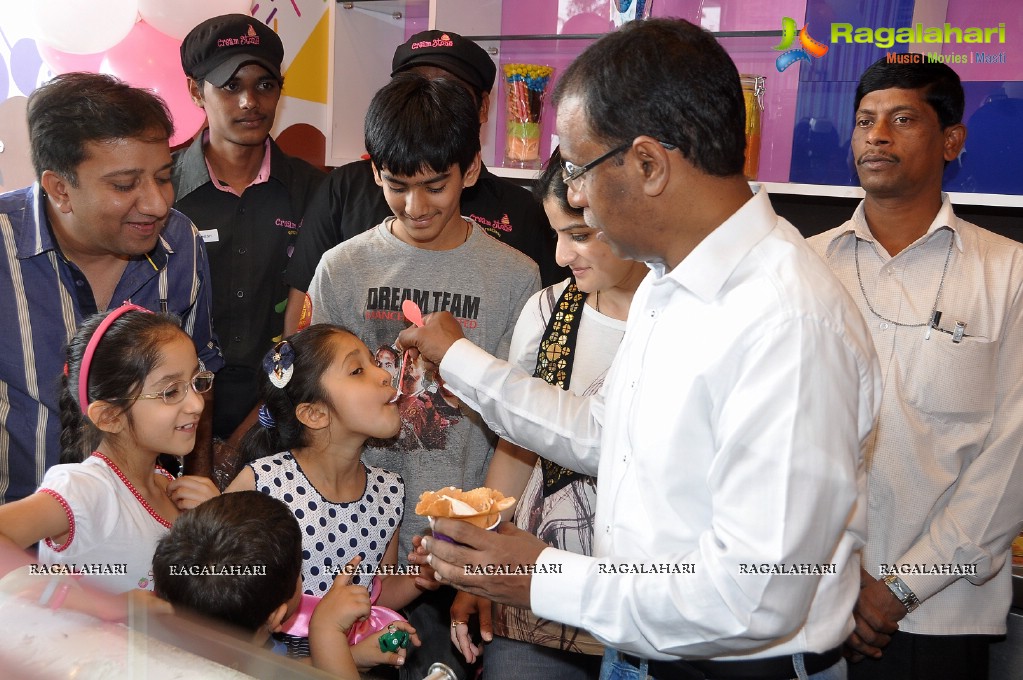 AK Khan inaugurates Cream Stone Ice-Cream Outlet at Kukatpally, Hyderabad