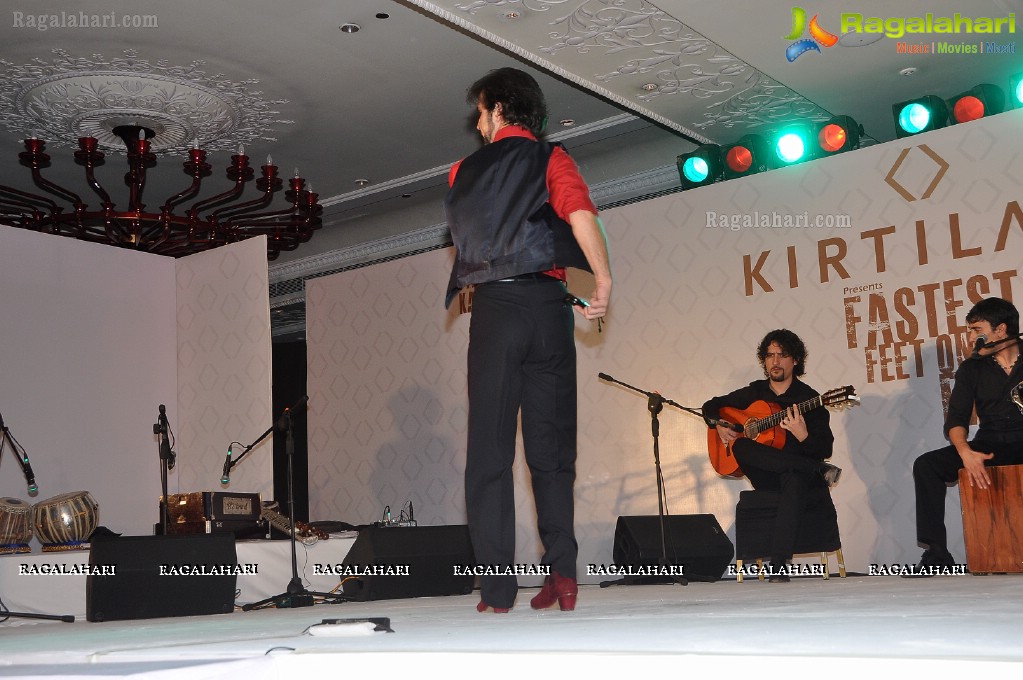 Kirtilals Presents Fastest Feet on Fire by Antonio Hidalgo at Taj Krishna, Hyderabad