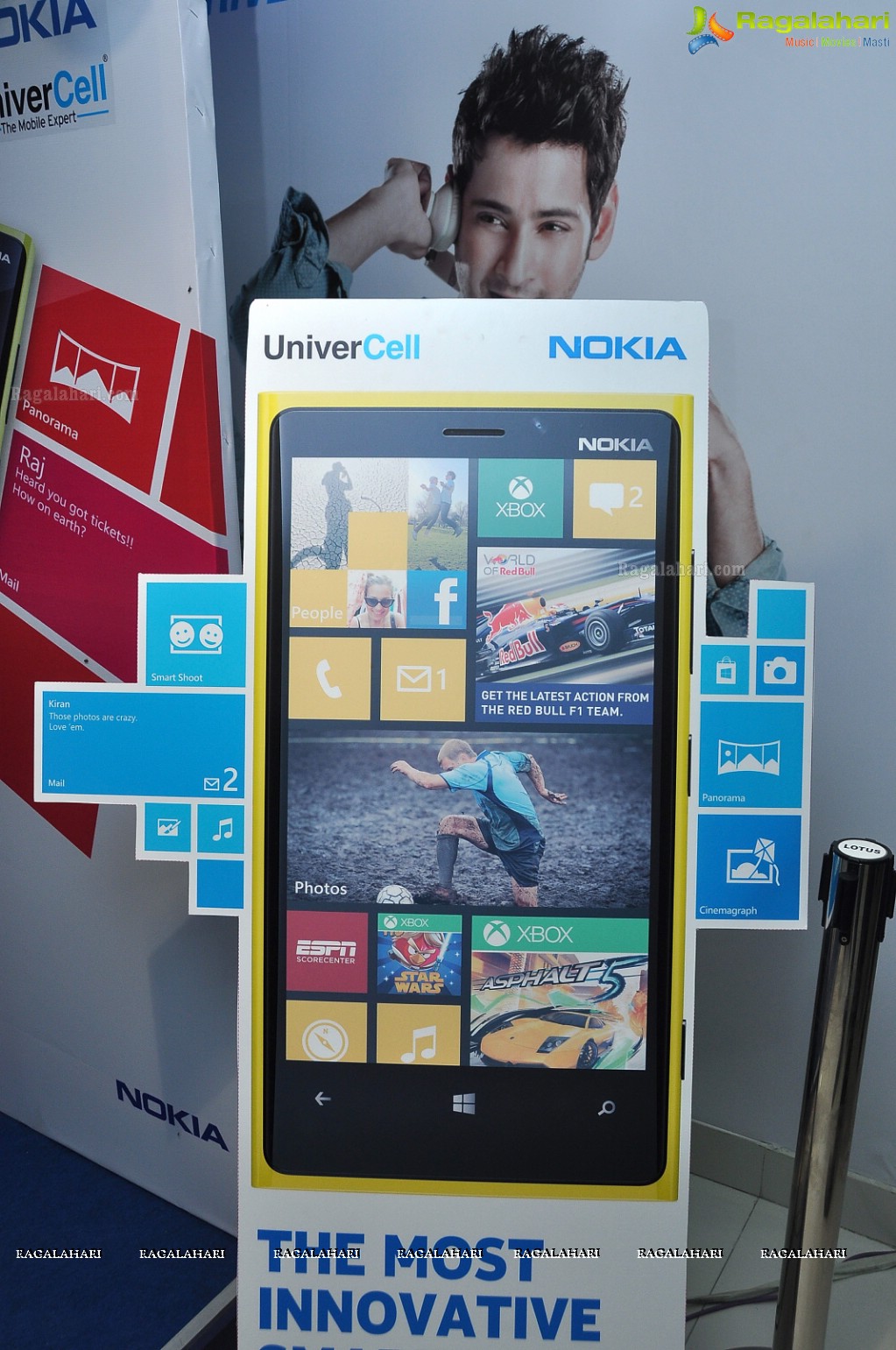 VVS Laxman launches Nokia Lumia 920 and Nokia Lumia 820, Hyderabad 