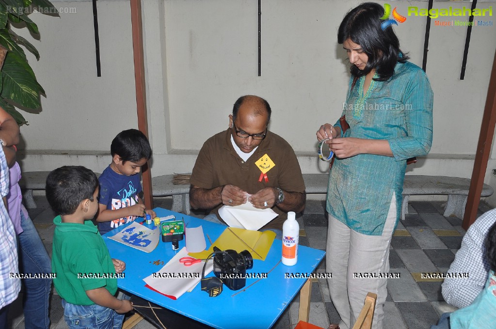 Kite Flying Festival 2013 at Oakridge Play School, Hyderabad