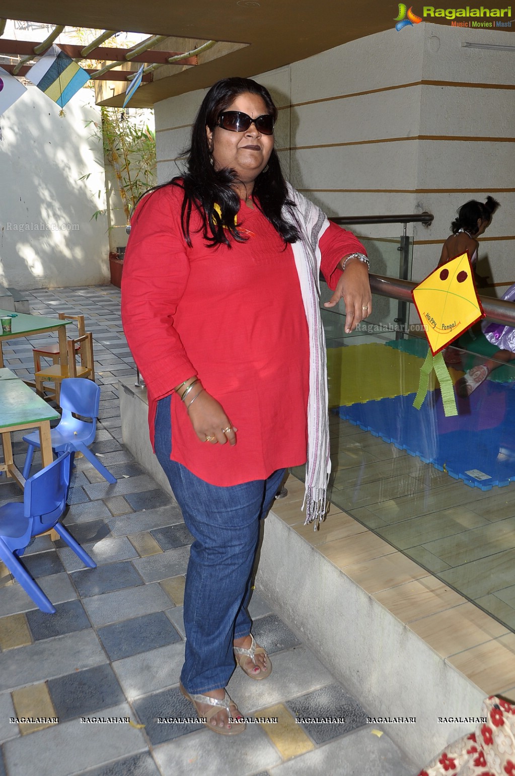 Kite Flying Festival 2013 at Oakridge Play School, Hyderabad