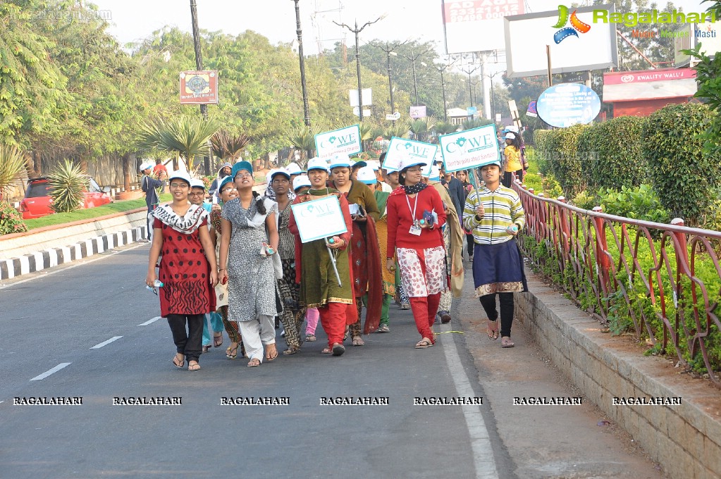 Walkathon to create awareness about Sanitation by COWE