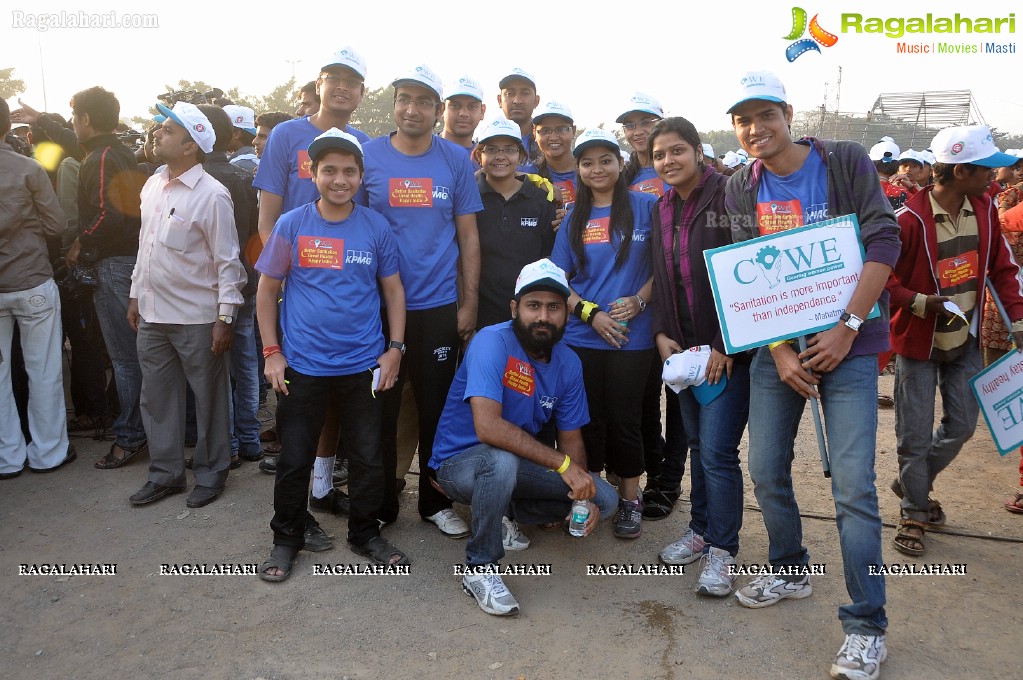 Walkathon to create awareness about Sanitation by COWE