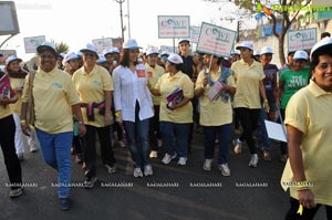 Walkathon to create awareness about Sanitation by COWE