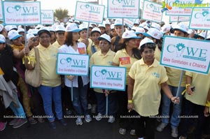 Walkathon to create awareness about Sanitation by COWE