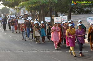 Walkathon to create awareness about Sanitation by COWE