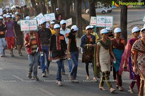 Walkathon to create awareness about Sanitation by COWE