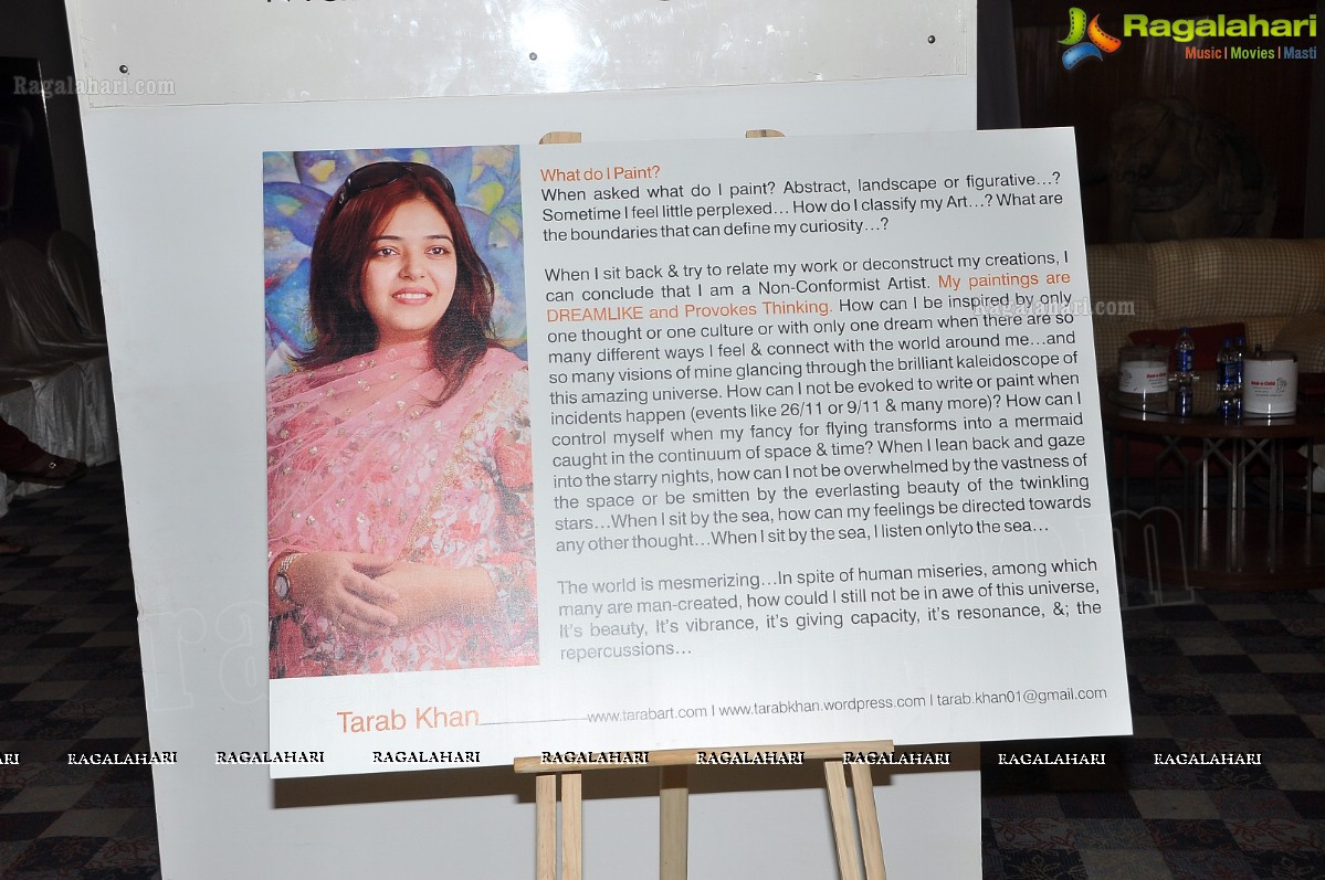 Whimsical: Solo Debut Charity Art Show by Ms.Tarab Khan at Muse Art Gallery, Hyderabad