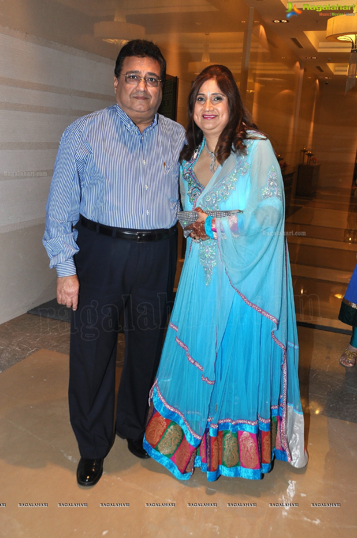 Grand Sangeet Ceremony of Varshitha and Sanjay at Hotel Marigold, Hyderabad