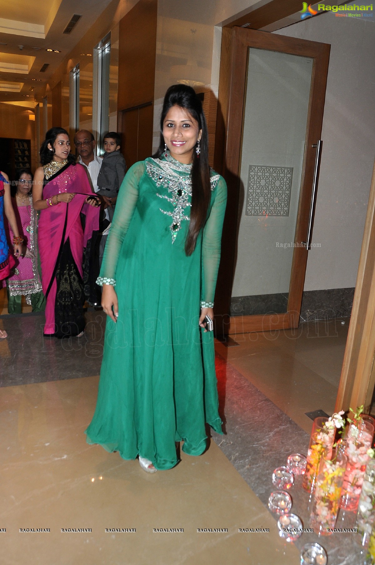 Grand Sangeet Ceremony of Varshitha and Sanjay at Hotel Marigold, Hyderabad