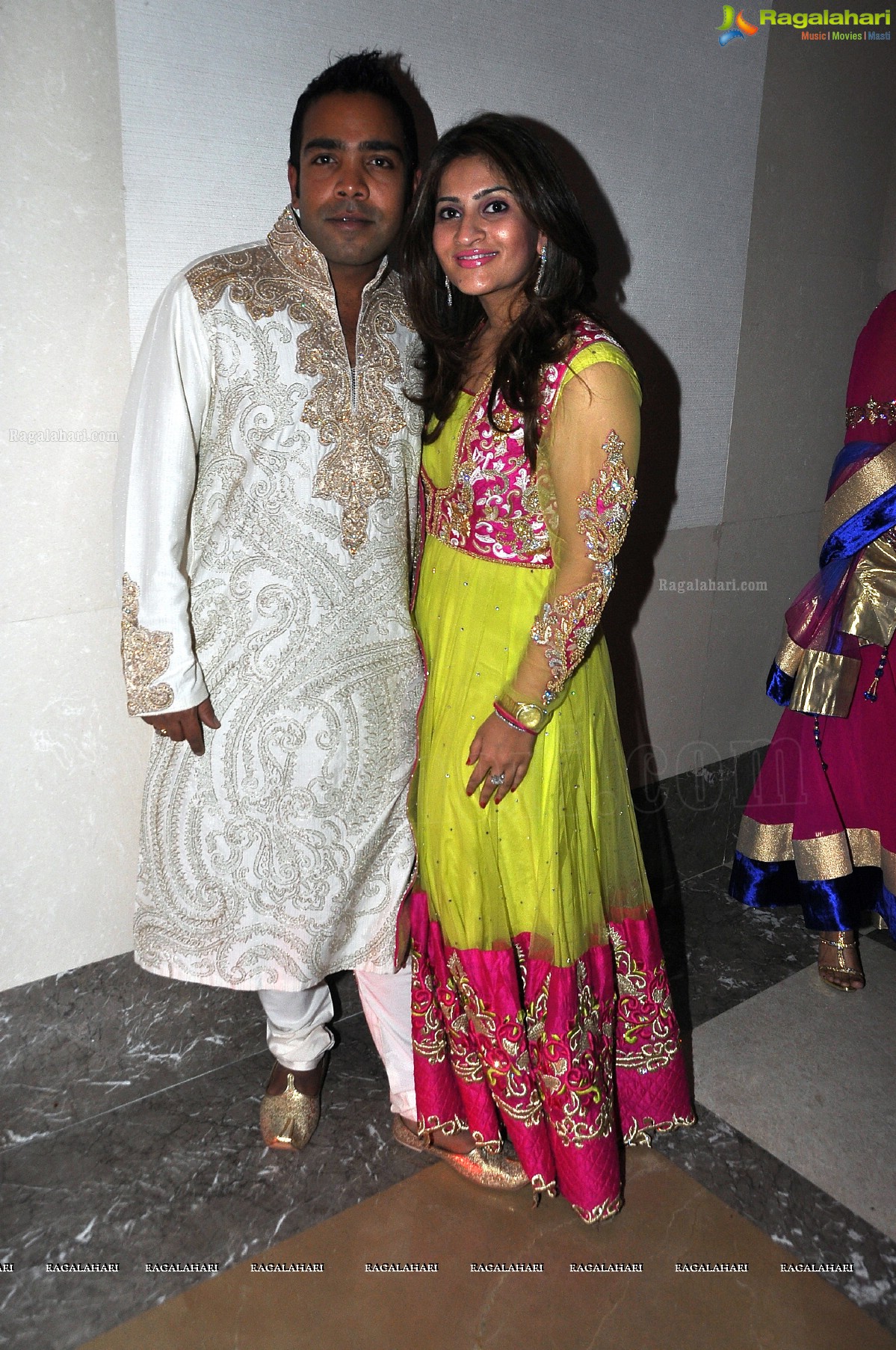 Grand Sangeet Ceremony of Varshitha and Sanjay at Hotel Marigold, Hyderabad