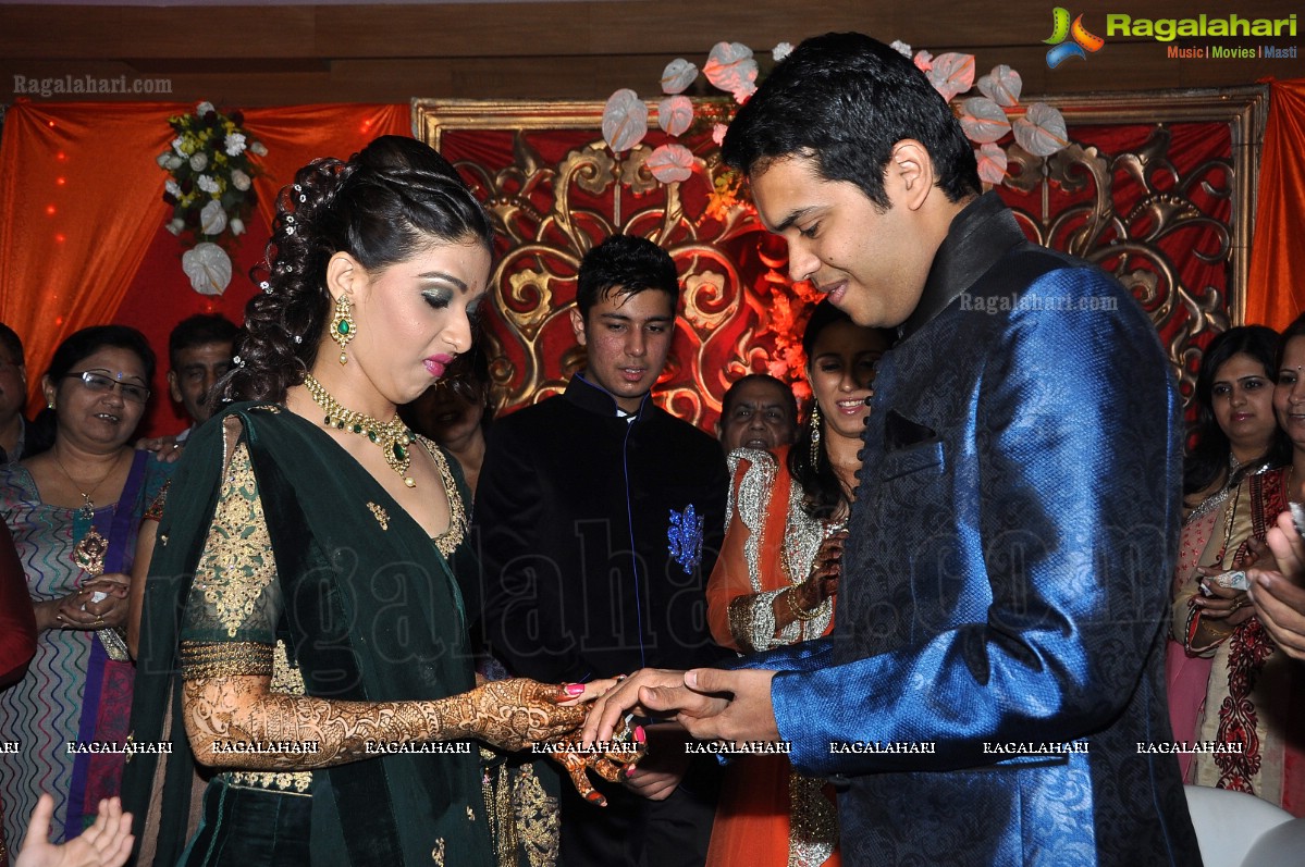 Grand Sangeet Ceremony of Varshitha and Sanjay at Hotel Marigold, Hyderabad