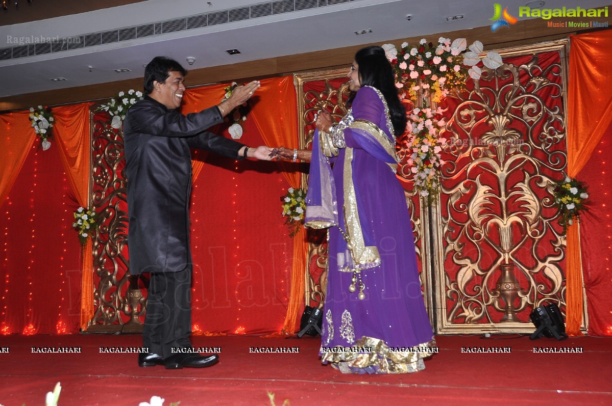 Grand Sangeet Ceremony of Varshitha and Sanjay at Hotel Marigold, Hyderabad