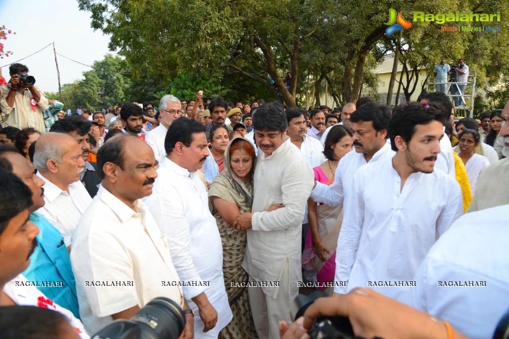 Last Rites of Akkineni Nageswara Rao