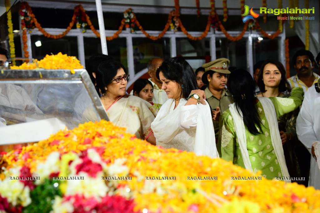 Celebrities pay homage to Dr. Akkineni Nageswara Rao