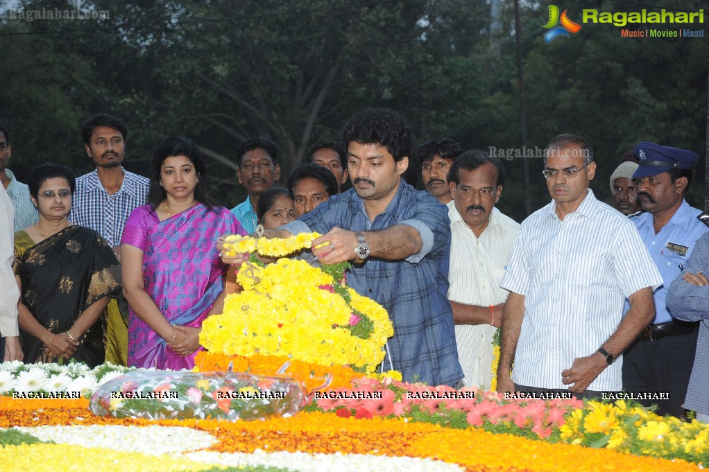 NTR Family Members at NTR Ghat