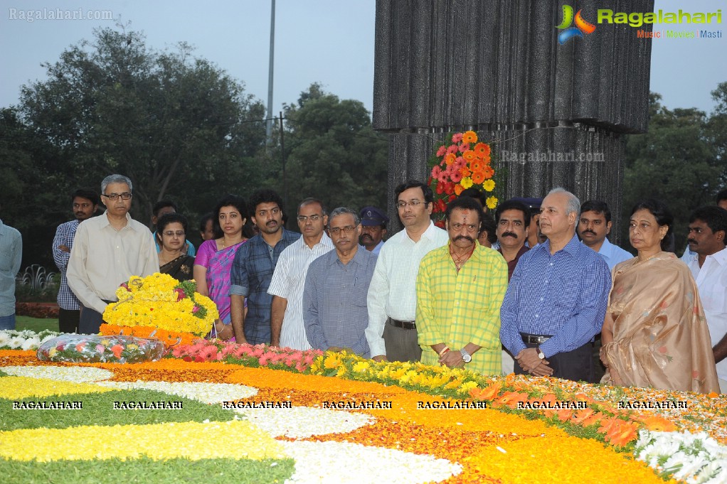 NTR Family Members at NTR Ghat