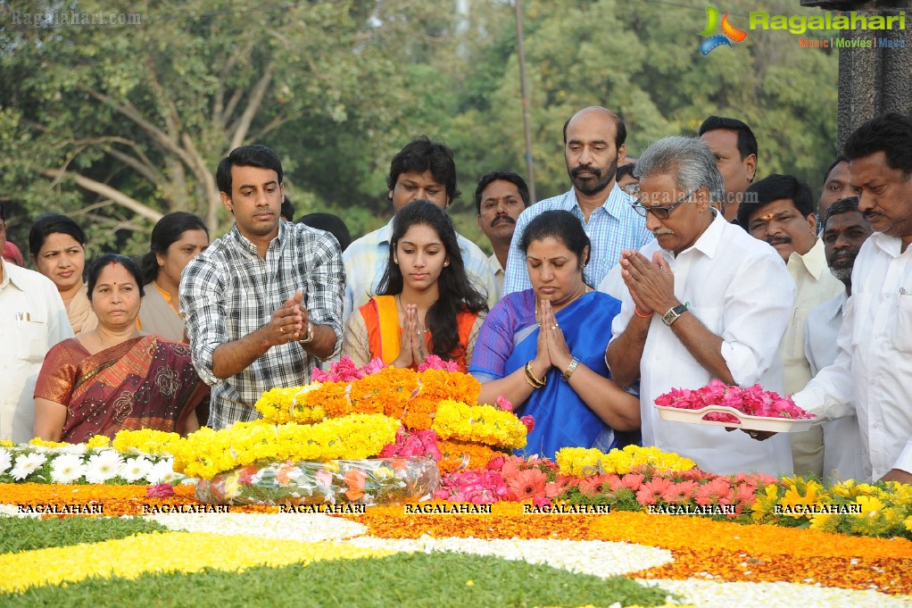 NTR Family Members at NTR Ghat