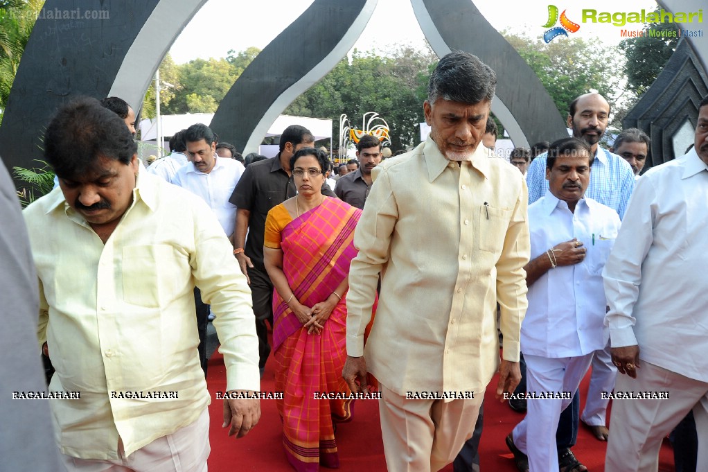 NTR Family Members at NTR Ghat