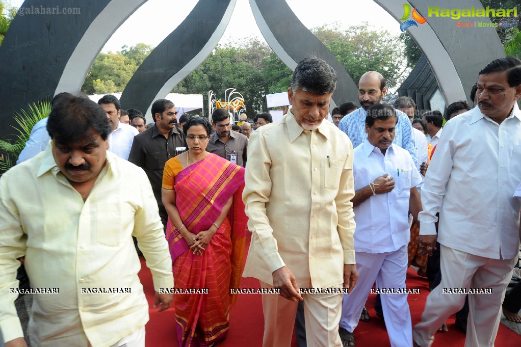 NTR Family Members at NTR Ghat