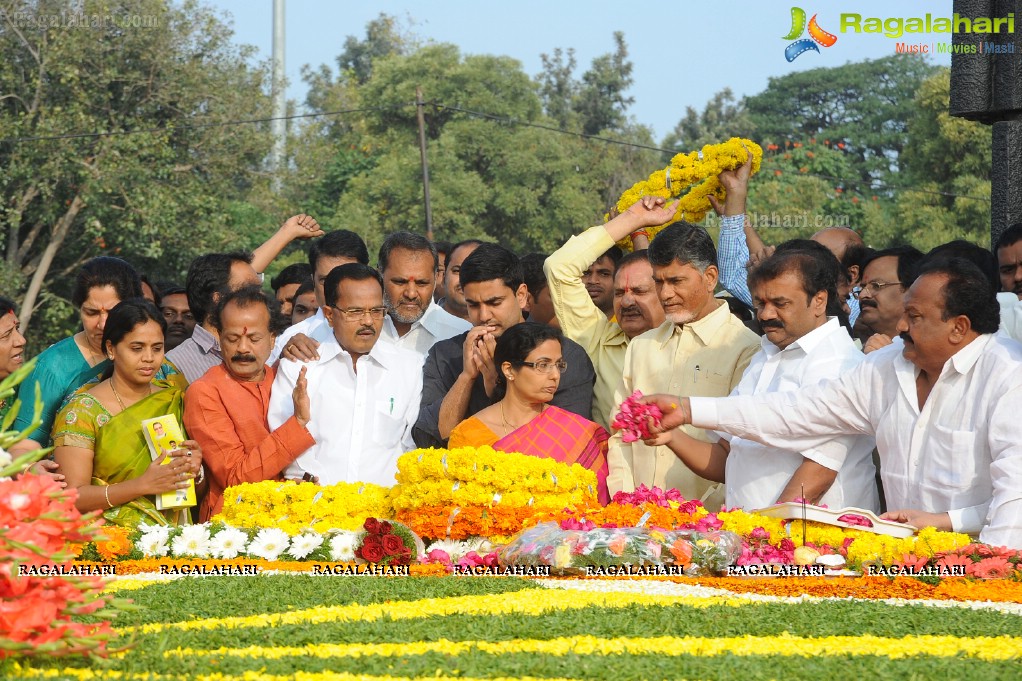 NTR Family Members at NTR Ghat