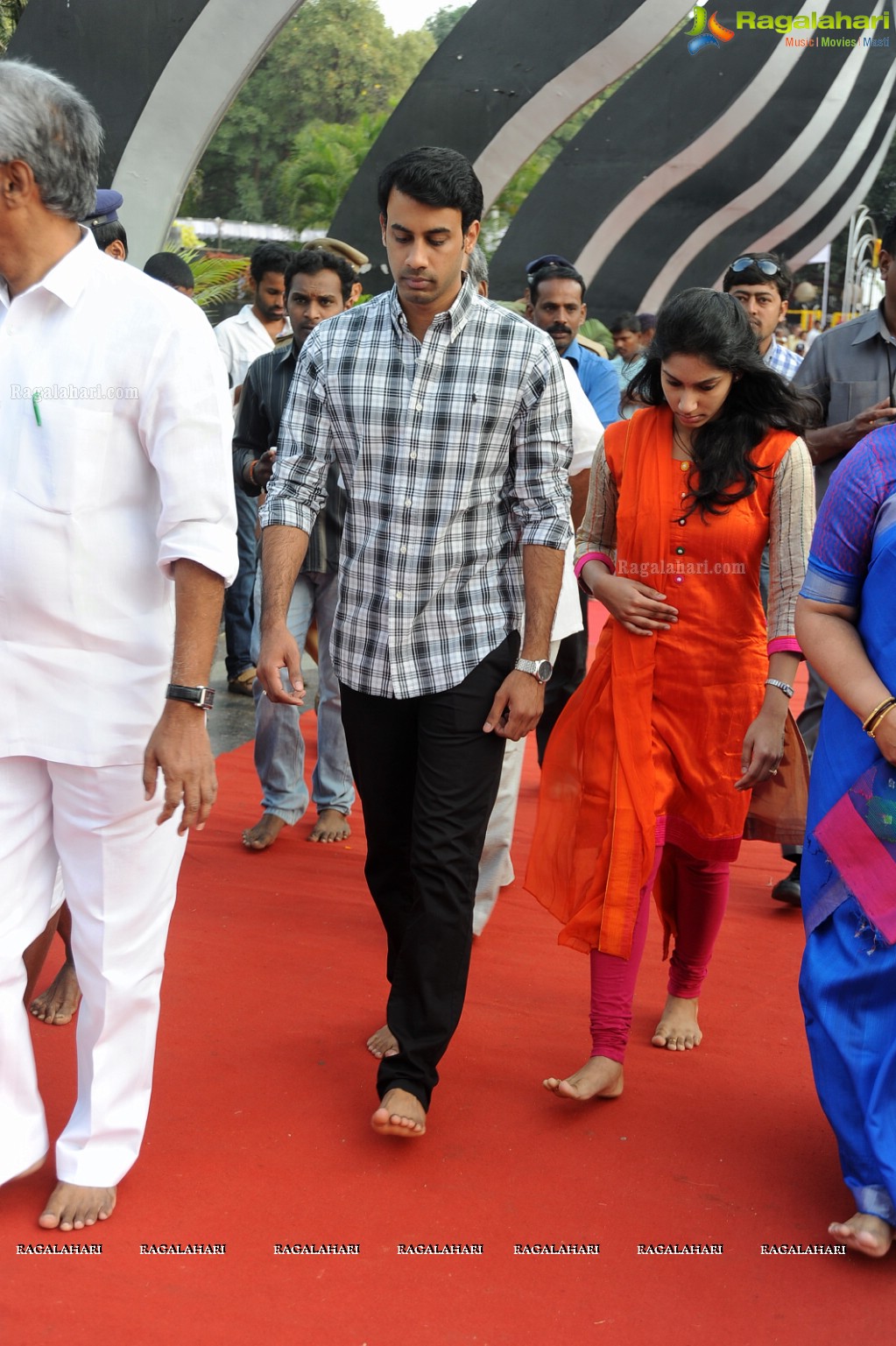 NTR Family Members at NTR Ghat