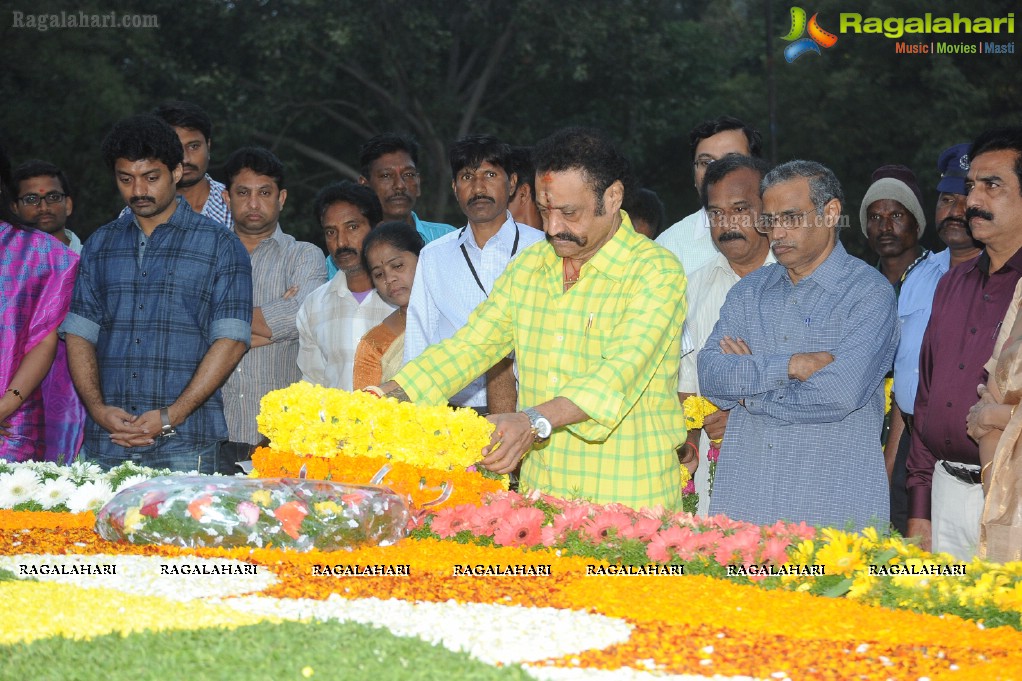 NTR Family Members at NTR Ghat