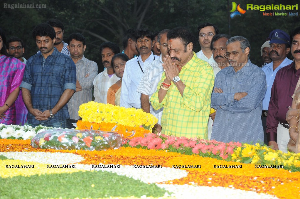 NTR Family Members at NTR Ghat