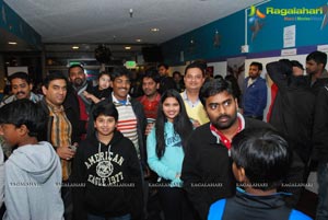 Yevadu California Premiere Photos