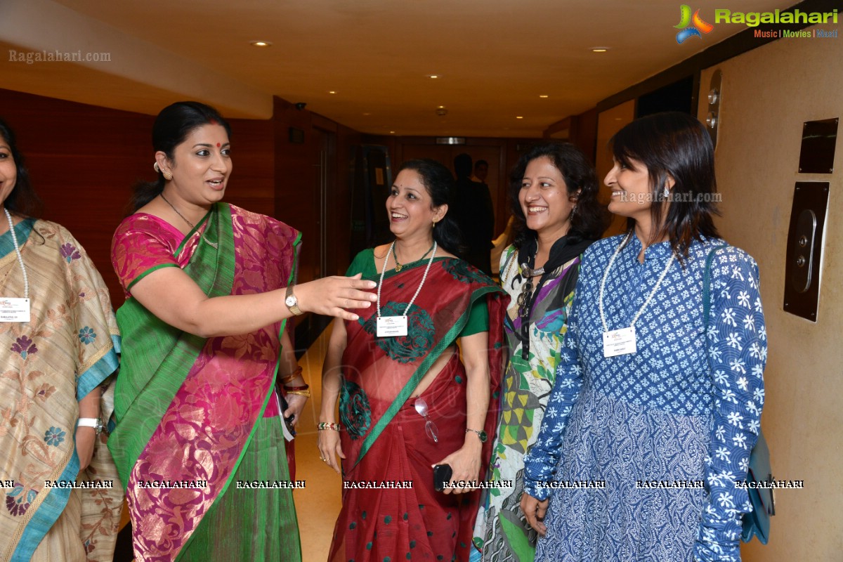 Smriti Z Irani interacts with FLO Members, Hyderabad