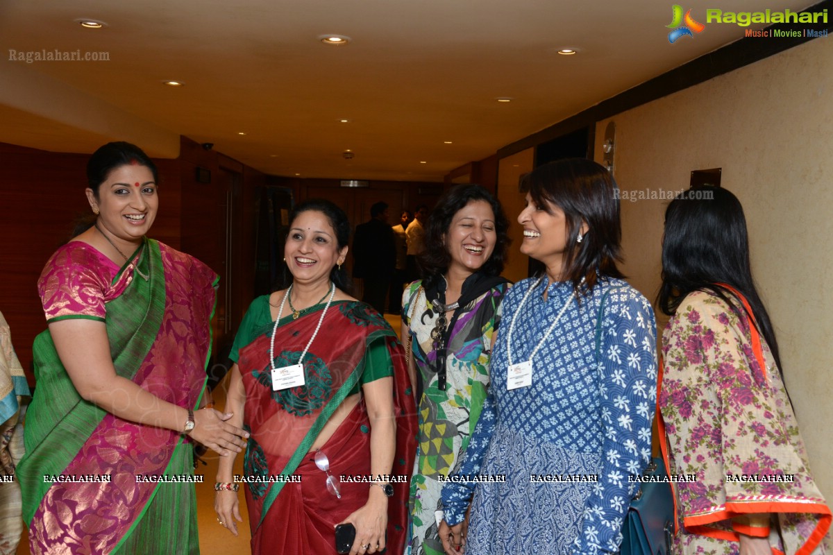 Smriti Z Irani interacts with FLO Members, Hyderabad