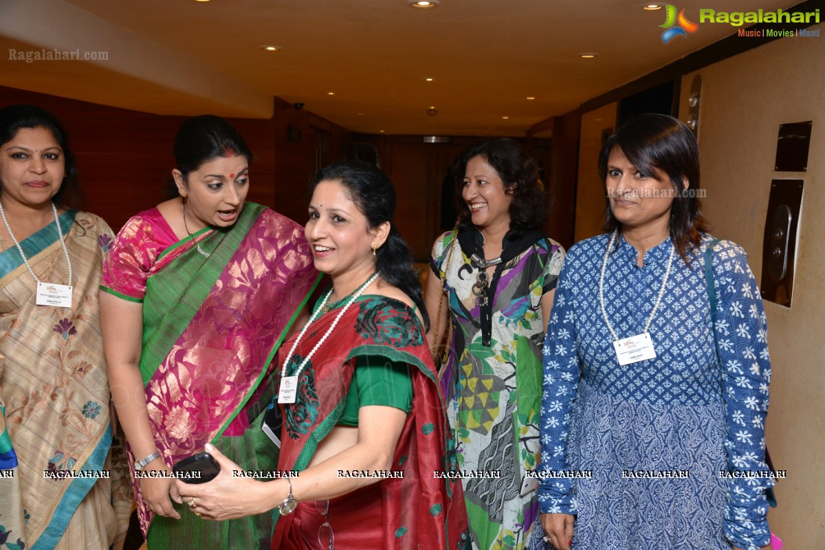 Smriti Z Irani interacts with FLO Members, Hyderabad