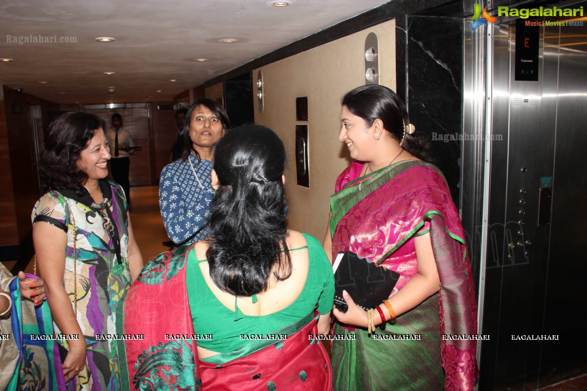 Smriti Z Irani interacts with FLO Members, Hyderabad