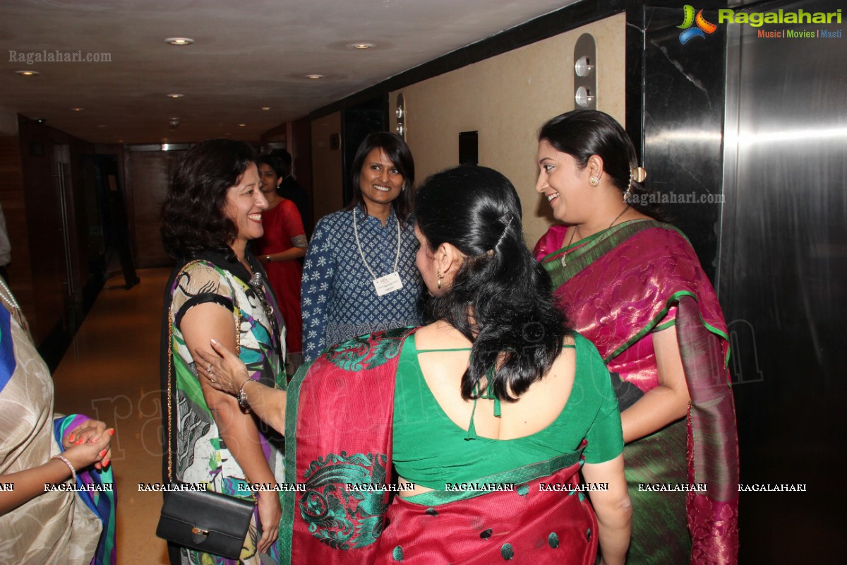 Smriti Z Irani interacts with FLO Members, Hyderabad