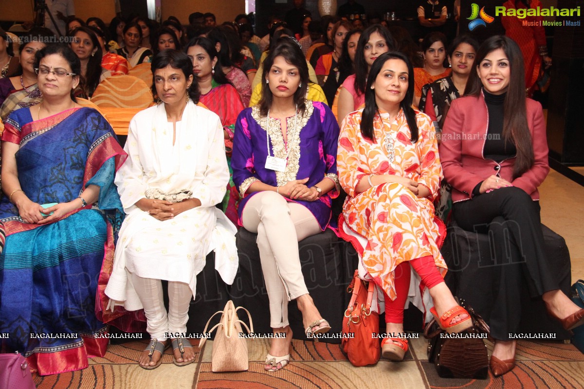 Smriti Z Irani interacts with FLO Members, Hyderabad