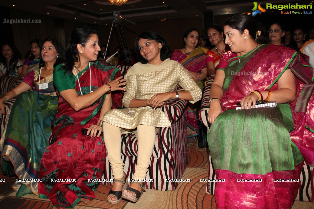 Smriti Z Irani interacts with FLO Members, Hyderabad